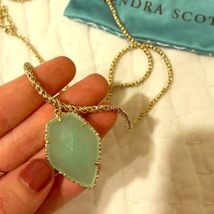 Kendra Scott Turquoise/Gold Long Necklace